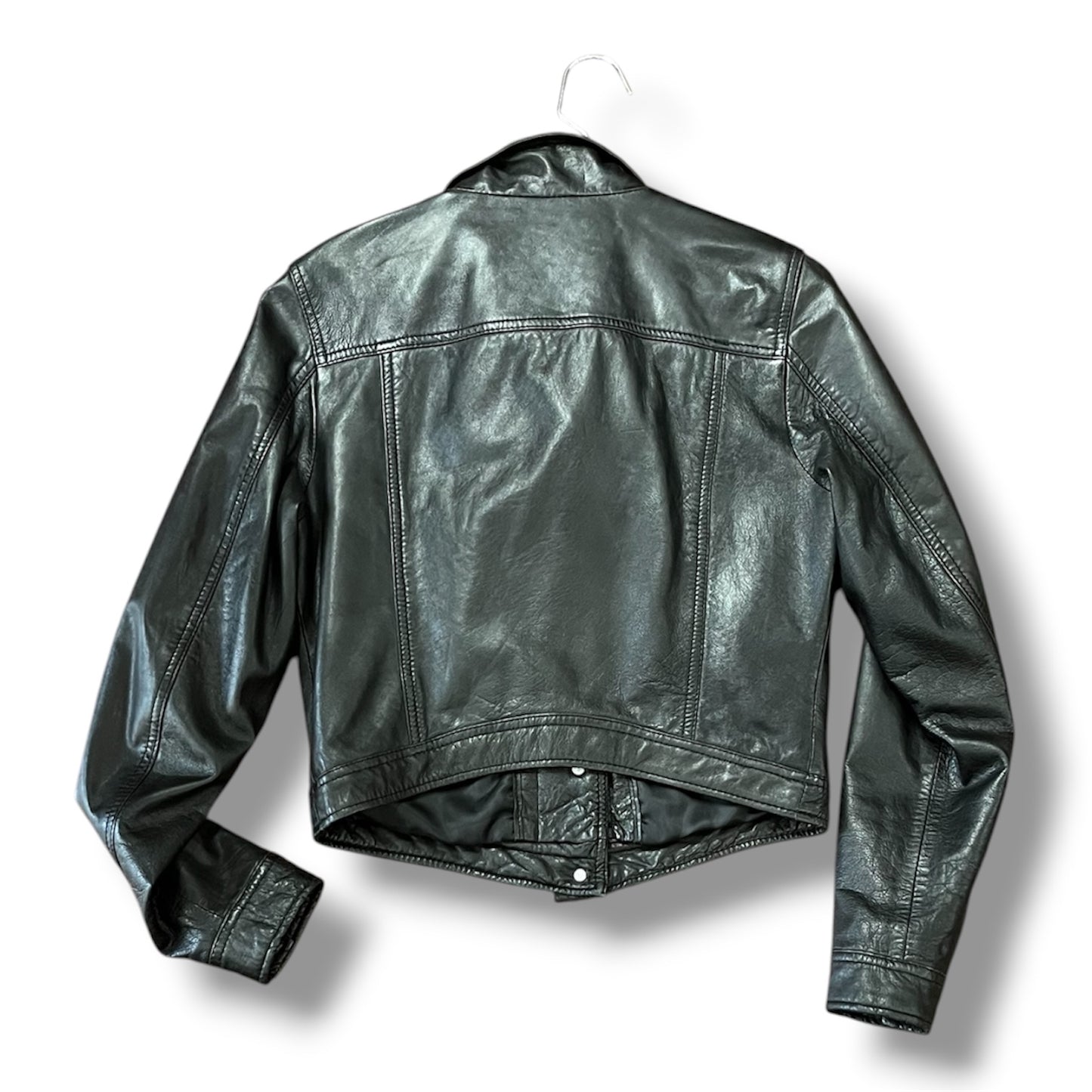 Cazadora trucker piel S