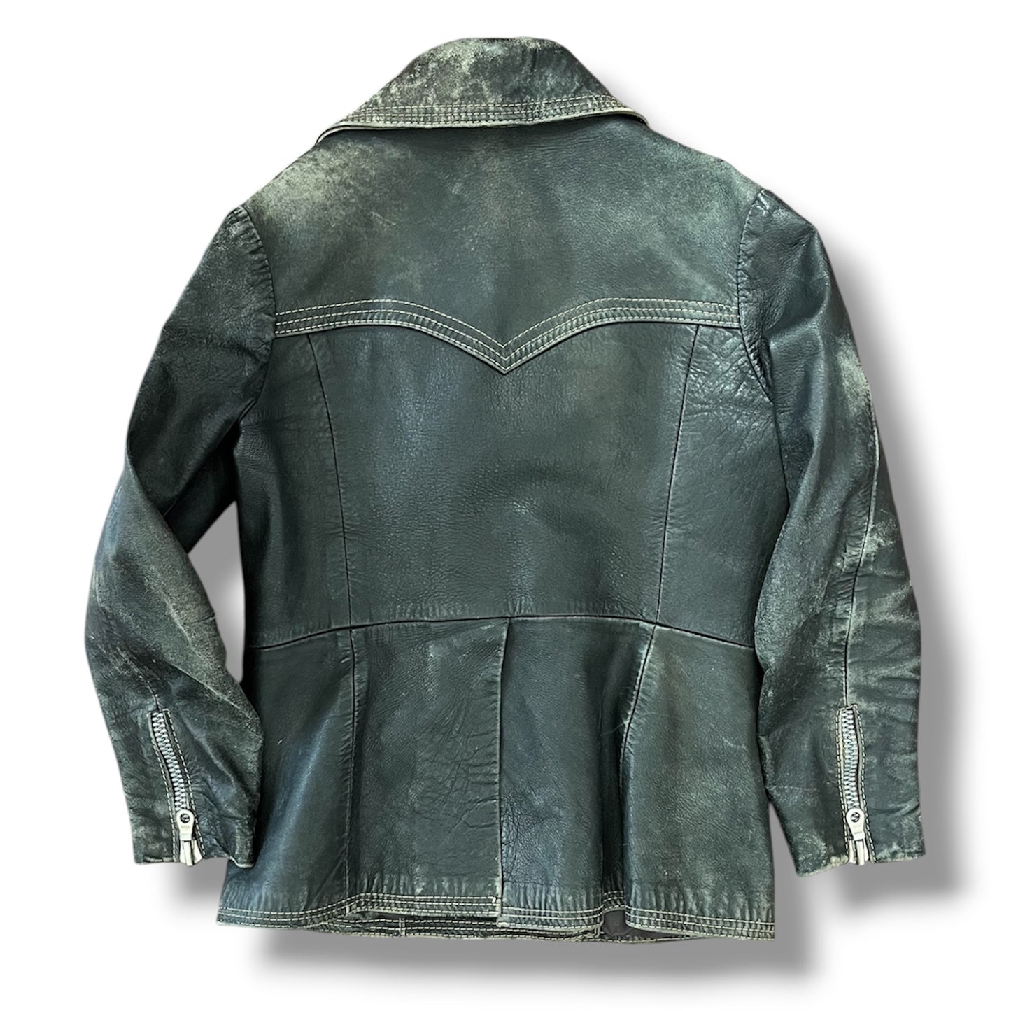 Cazadora cuero super Retro M