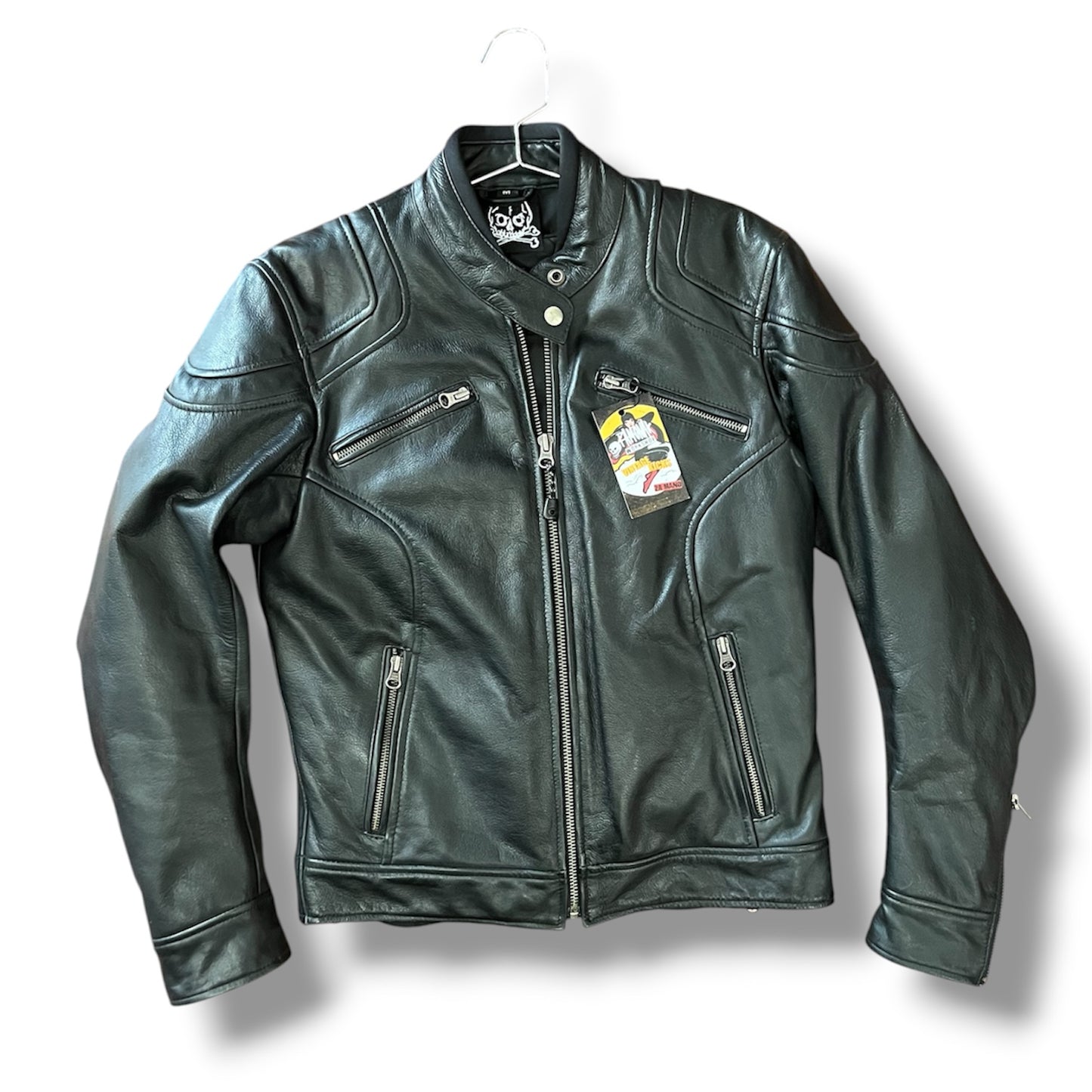 Cazadora cuero biker M