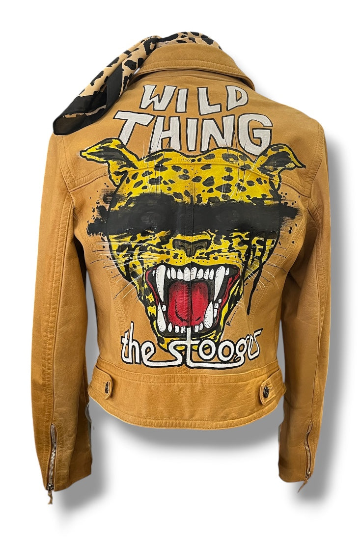 Cazadora custom The Stooges · Talla M (Mujer)