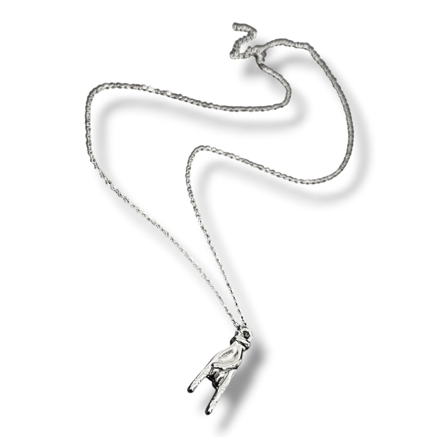 Colgante cadena fina inox.