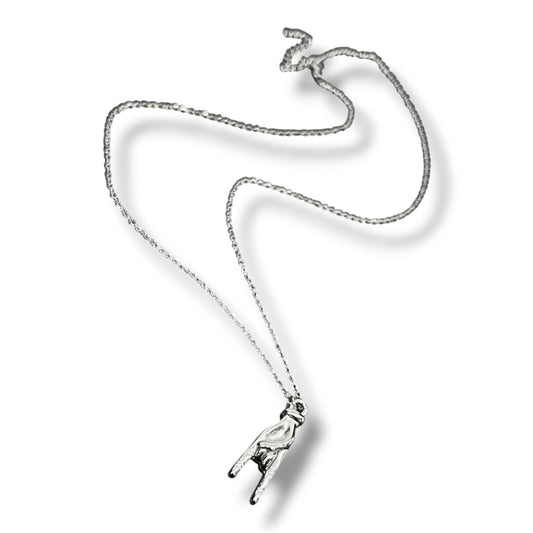 Colgante cadena fina inox.