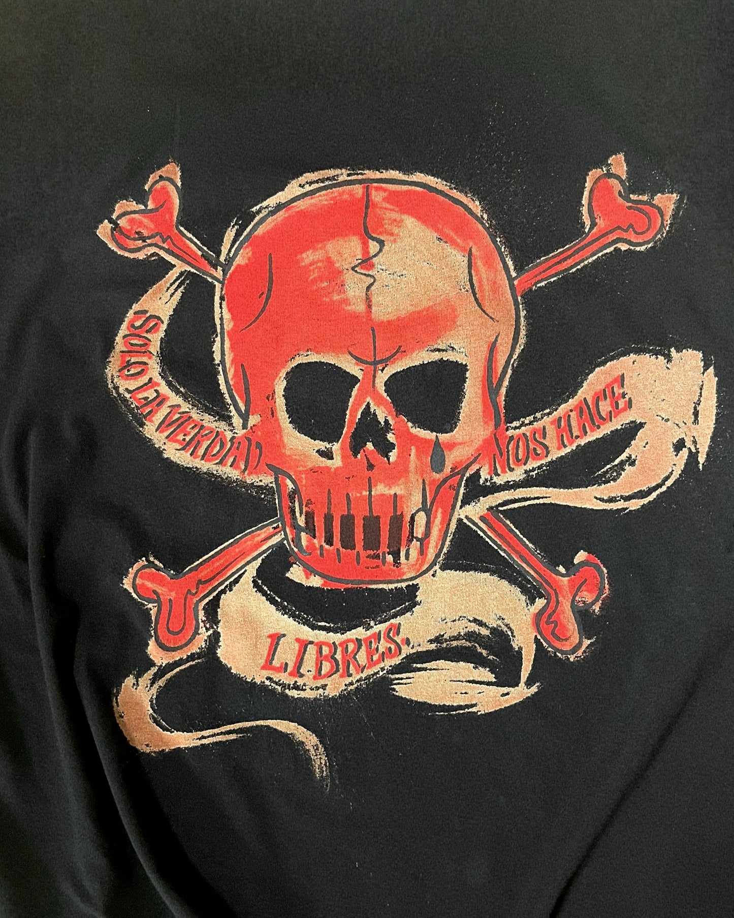 Camiseta pintada a mano