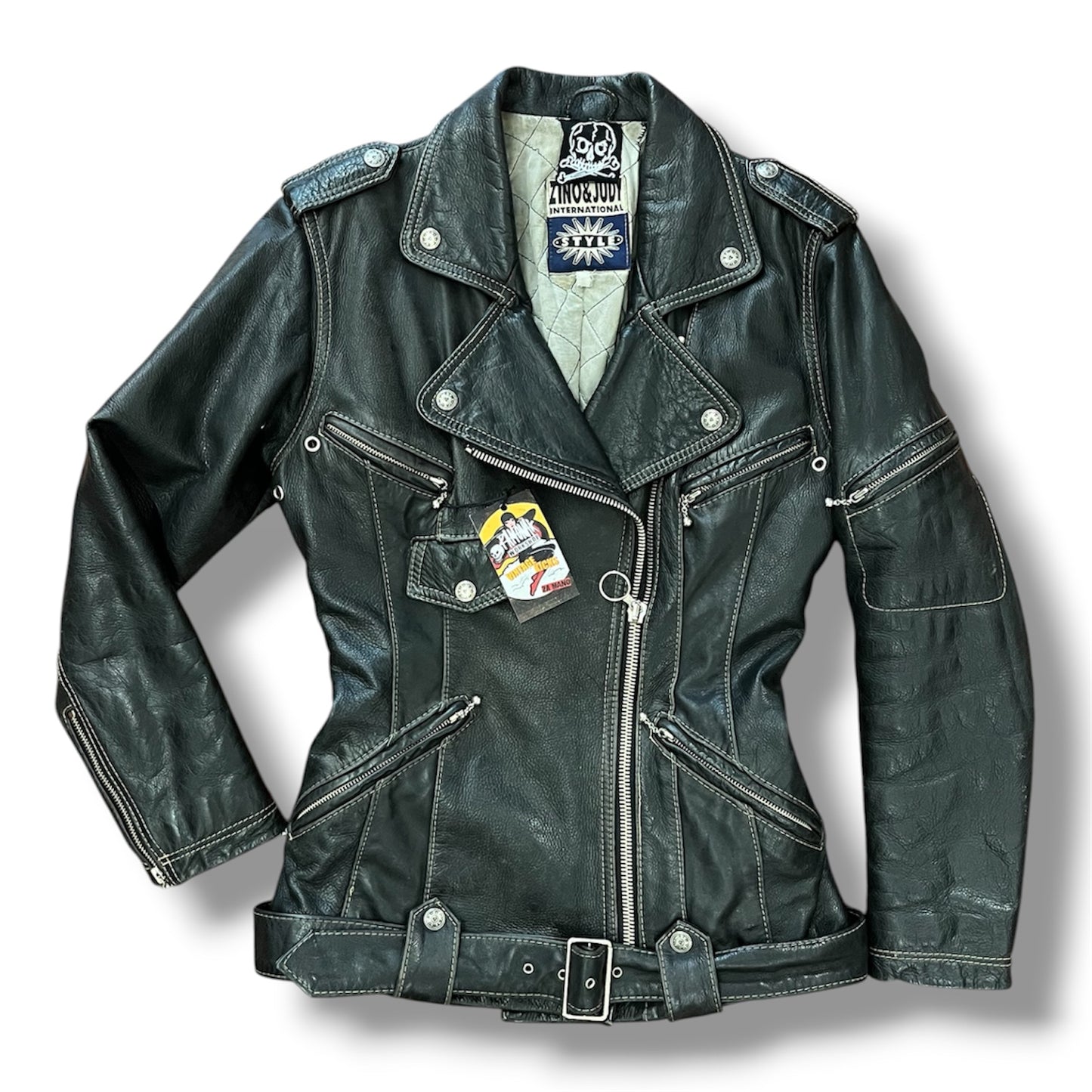 Cazadora cuero retro S/M