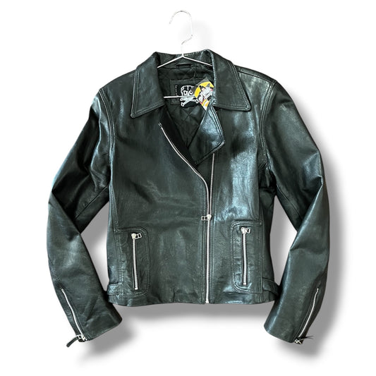 Cazadora cuero mujer XL