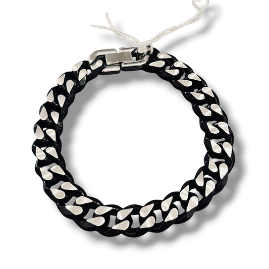 Pulsera Acero eslabón plano