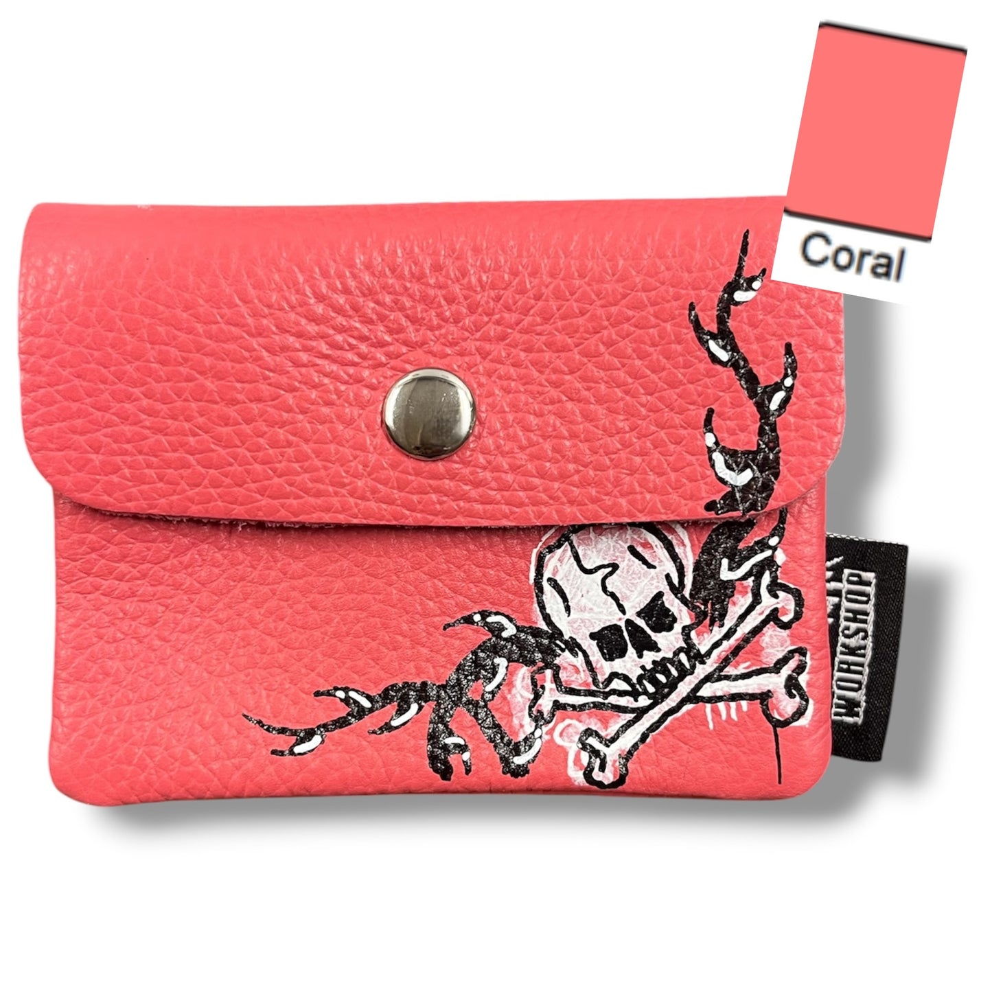 Cartera pequeña cuero