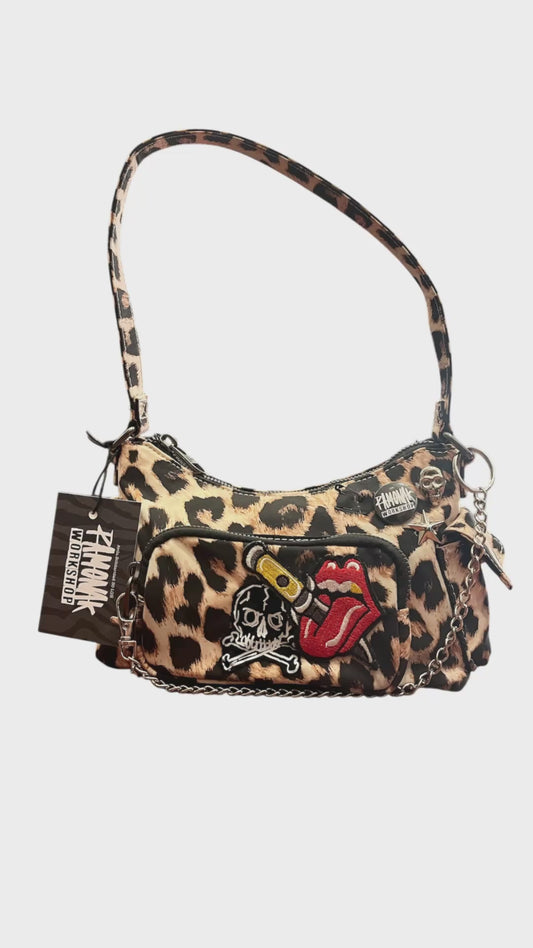 Bolso leopardo upcycled